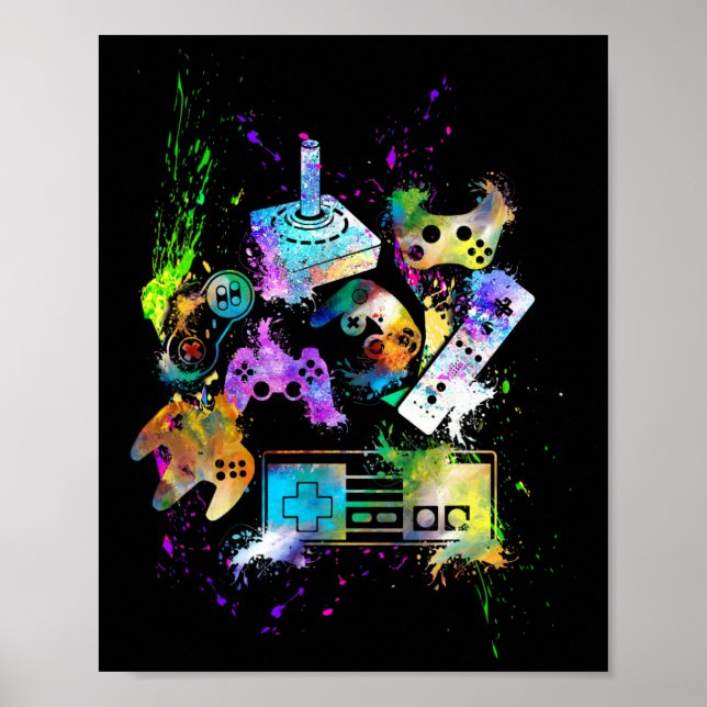 Póster Controlar todas las cosas Video Game Controller 2 (Frente)