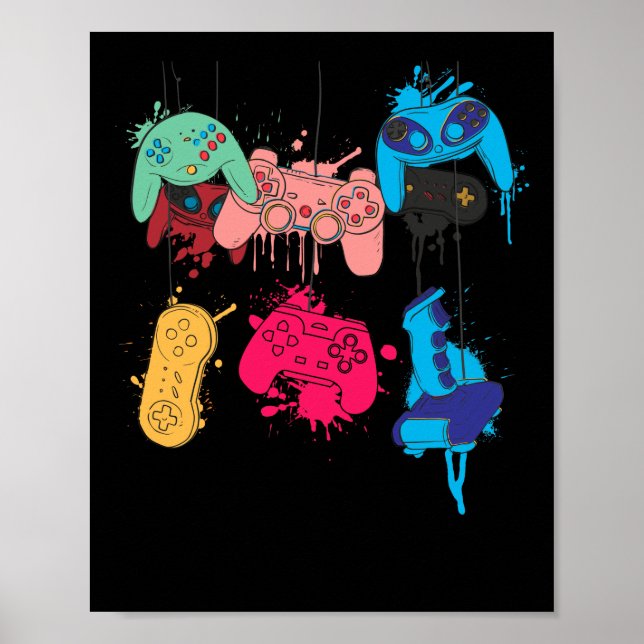 Póster Controlar todo el controlador de videojuegos Thing (Frente)