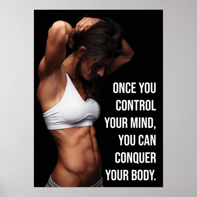 Póster Controlar tu mente, conquistar tu cuerpo (Frente)