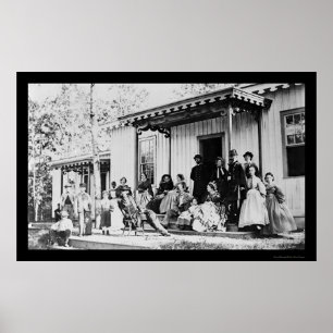 Póster Convalescent Camp near Alexandria, VA 1865