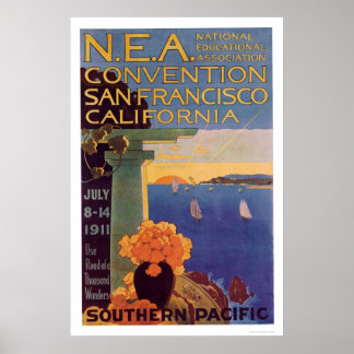 Póster Convención de Educación de San Francisco 1911