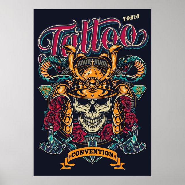 Póster Convención de Tokio Tattoo (Frente)