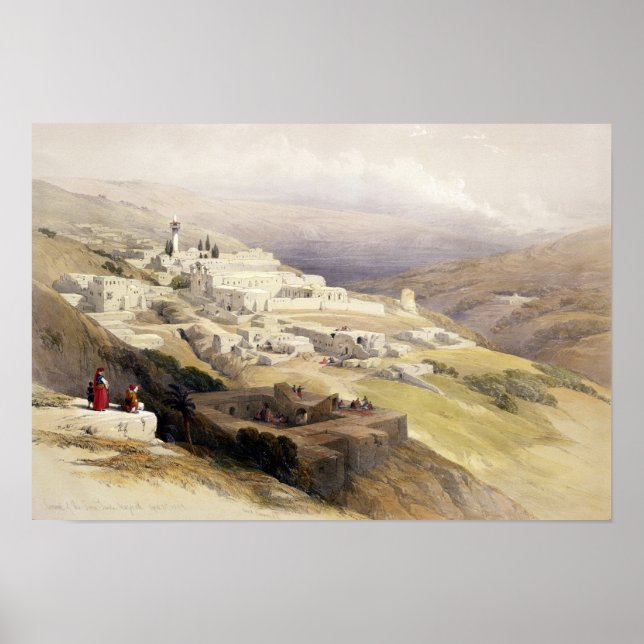 Póster Convento de la Tierra Santa, Nazaret (Frente)