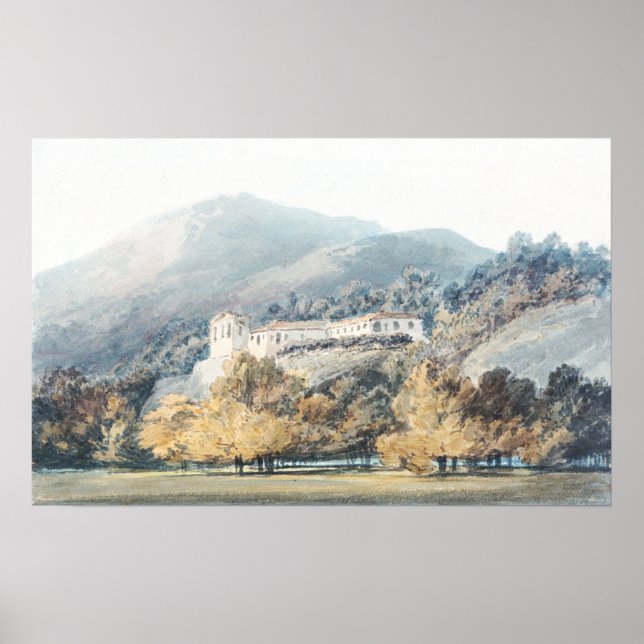 Póster Convento de Turner - Santa Lucía cerca de Caserta (Frente)