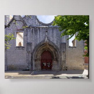 Póster Convento do Carmo en Lisboa