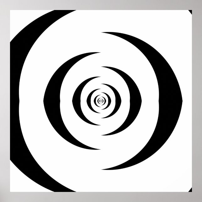 Póster Converged Opposing Logarithmic Spirals var 2 (Frente)