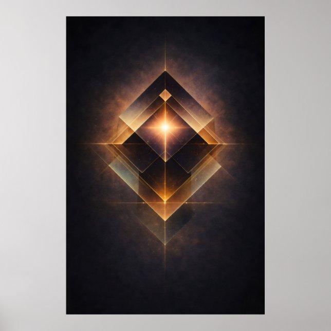 Póster Convergencia Luminosa (Frente)
