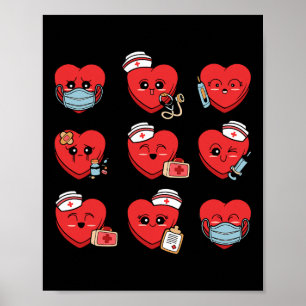 Póster Conversación de Candy Enfermera de Corazón Valenti