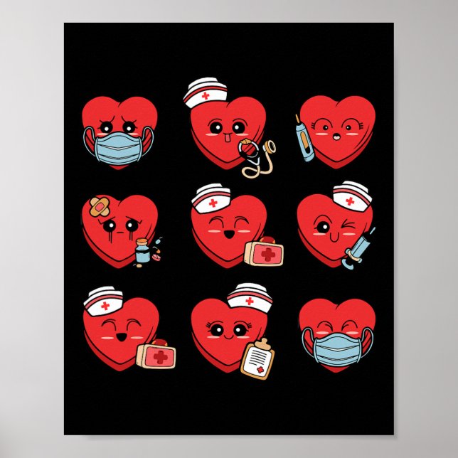 Póster Conversación de Candy Enfermera de Corazón Valenti (Frente)