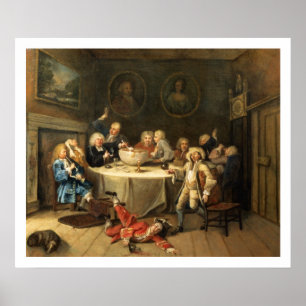 Póster Conversación de medianoche moderna