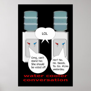 Póster Conversación de Water Cooler