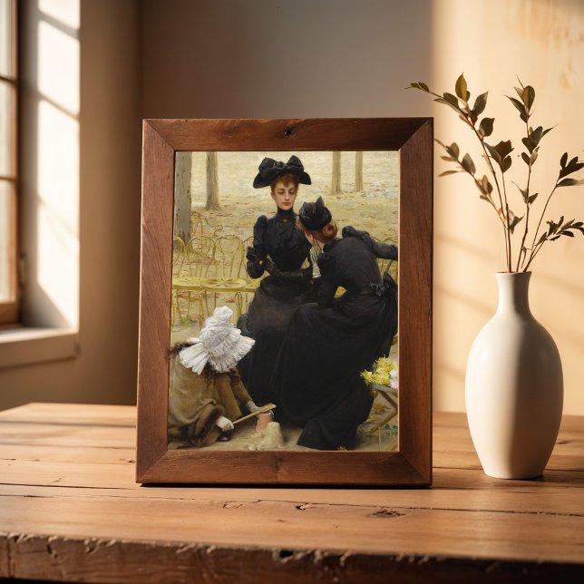 Póster Conversación en el Jardín de Luxemburgo (Subido por el creador)