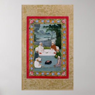 Póster Conversación mística entre los jeques del Sufic