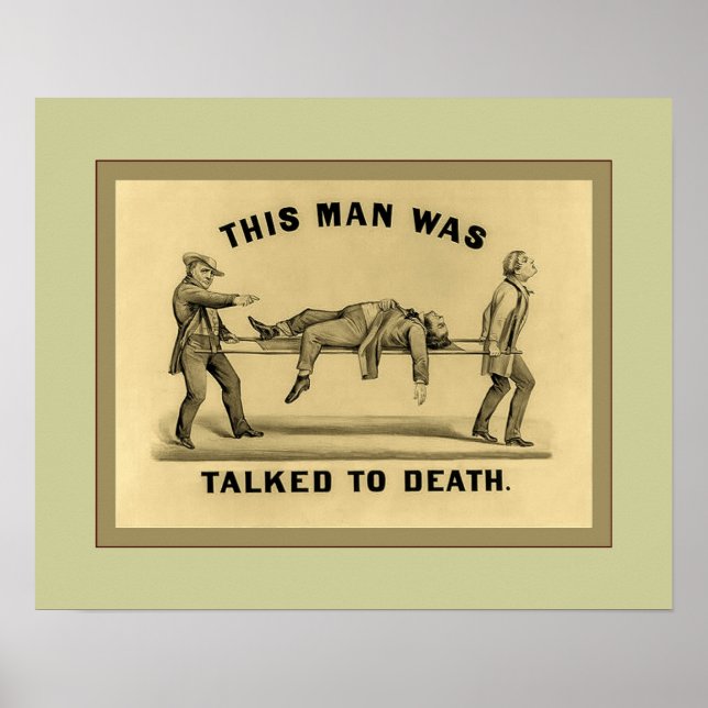 Póster Conversado Con La Muerte (Frente)