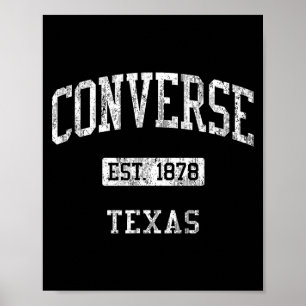 Póster Converse Tx J04 Vintage Diseño Srts Atlético