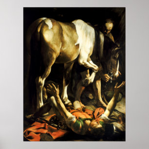 Póster Conversión de Caravaggio de St. Paul Poster