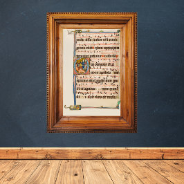 Póster Conversión del manuscrito medieval de san Pablo