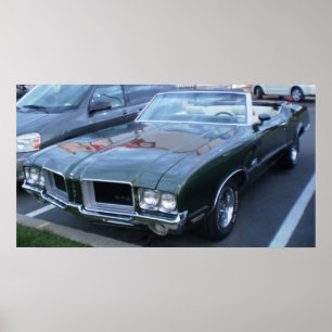 Póster Convertible 1971 de Oldsmobile 442
