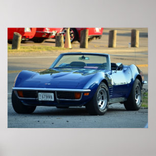 Póster Convertible del Corvette C3