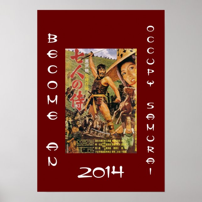 PÓSTER CONVERTIRSE Y OCUPAR SAMURAI 2014 (Frente)