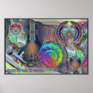 Póster Conviértete en uno con el Poster Universo