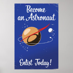 Póster ¡Conviértete hoy en un aliado astronauta!