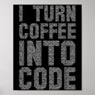 Póster Convierto El Café En El Programador De Citas Graci