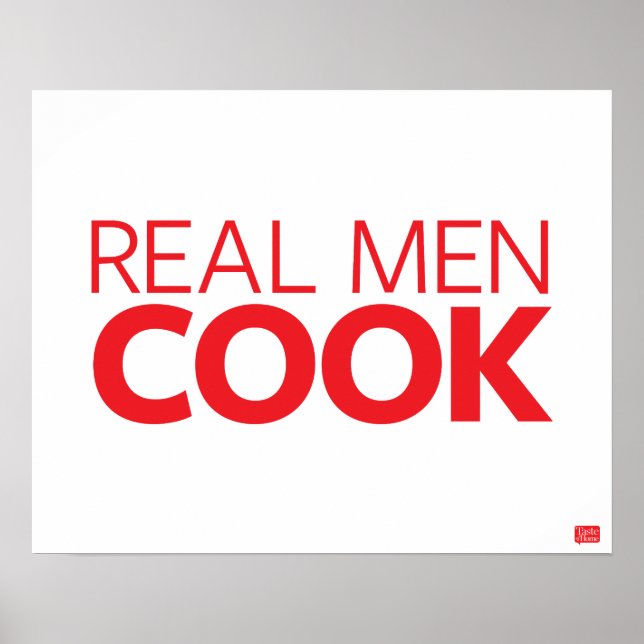 Póster Cook de hombres reales (Frente)