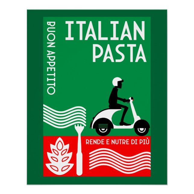 Póster Cook italiano (Anverso)
