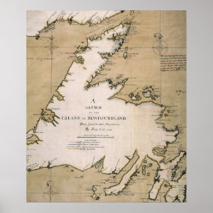 PÓSTER COOK: NEWFOUNDLAND, 1763