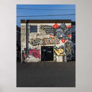 Póster Cooke St Graffiti Color Versión No 1