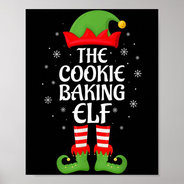 Póster Cookie Baking Elf Xmas Familia Elf Squad C (Frente)