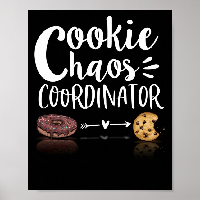 Póster Cookie Chaos Coordinador Funny Cookie Sales (Frente)