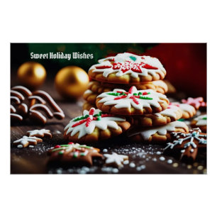 Póster Cookie de navidades