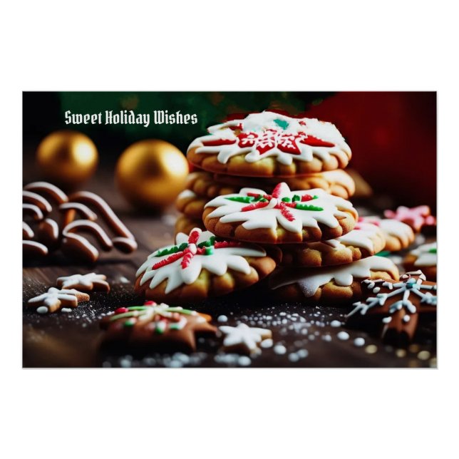 Póster Cookie de navidades (Anverso)