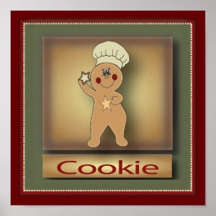 Póster Cookie Gingerbread Man   Original