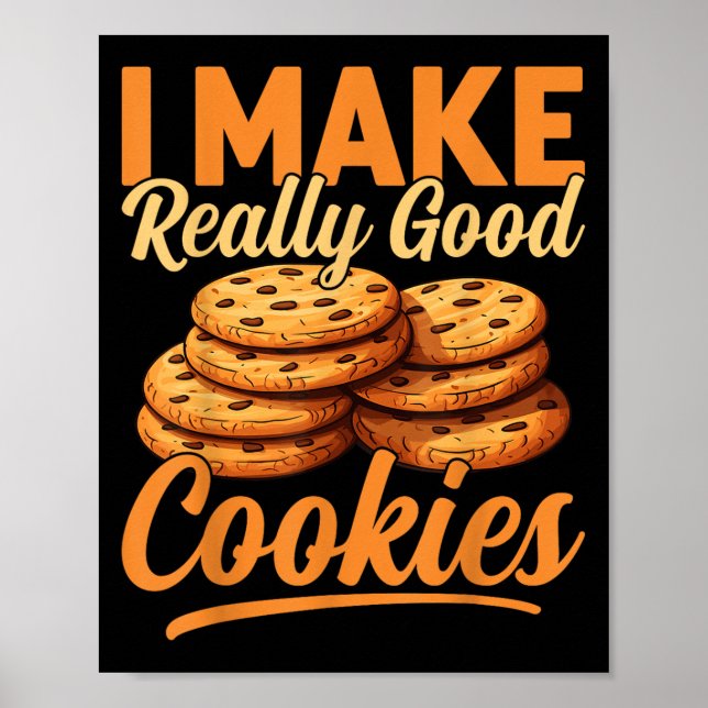 Póster Cookie Maker Co. Uni-adults Humorous Modern Black  (Frente)