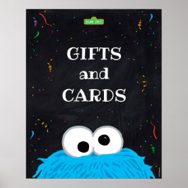 Póster Cookie Monster | Regalos y tarjetas de cumpleaños 