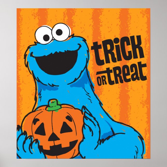 Póster Cookie Monster - Trick Or Treat (Frente)