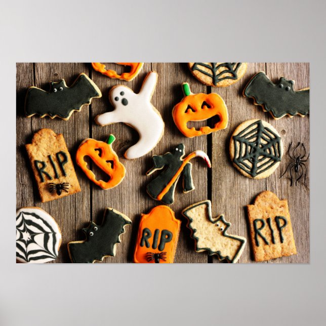 Póster Cookies caseras de pan de jengibre (Frente)