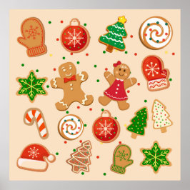 Póster Cookies de navidades