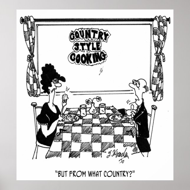 Póster Cooking Cartoon 4527: (Frente)