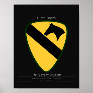 Póster cool 1st Cavalry Division