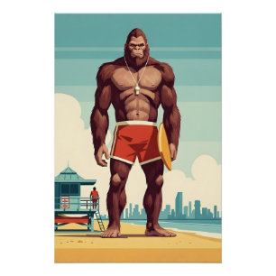 Póster Cool Bigfoot