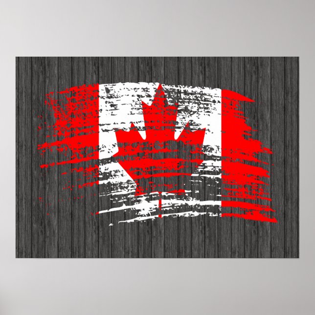 Póster Cool Canadian flag design (Frente)