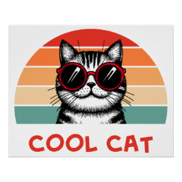 Póster Cool cat 2