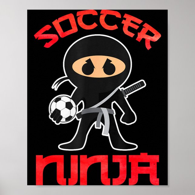 Póster Cool Soccer Art For Men Boys Kid Soccer Lovers Soc (Frente)