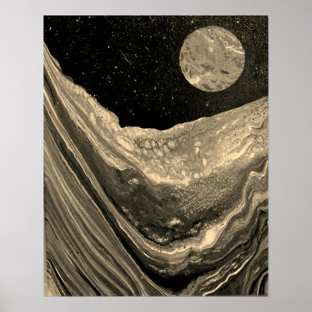 Póster Cool space poster, sci-fi poster (Frente)