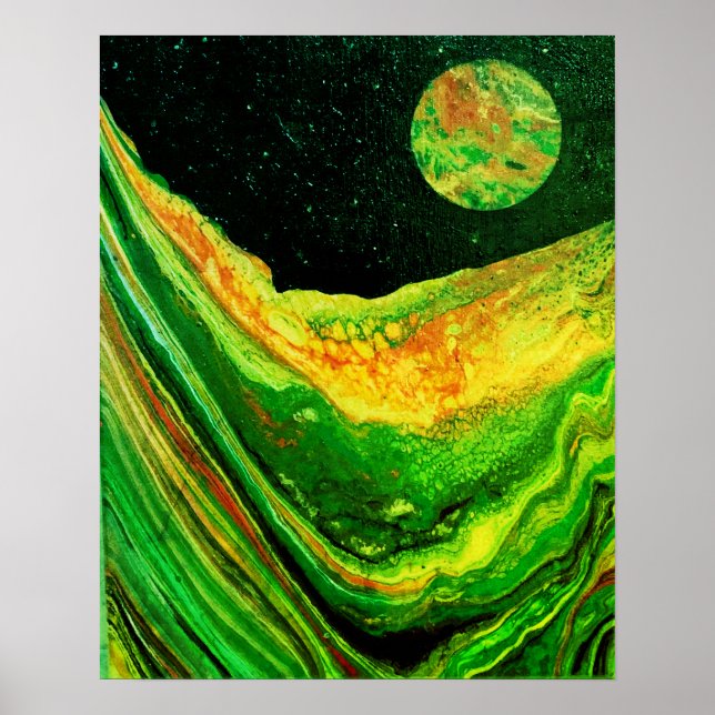 Póster Cool space poster, sci-fi poster (Frente)