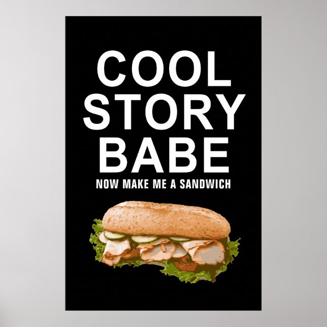 Póster cool story babe (Frente)